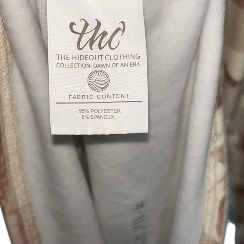 The Hideout Clothing Unisex Floral Long Sleeve Top Limited Edition 100 Made - Picture 7 of 8
